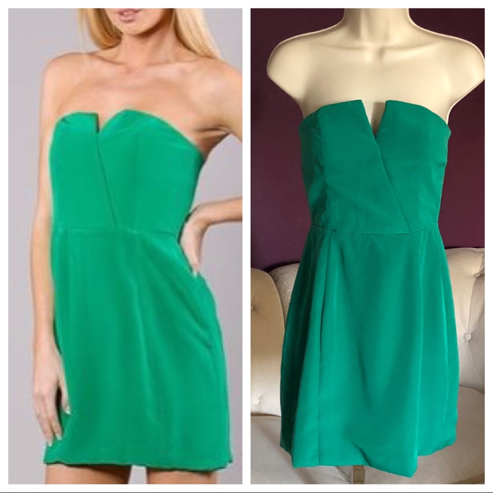 Naven Bombshell Emerald Mini Dress Size Small